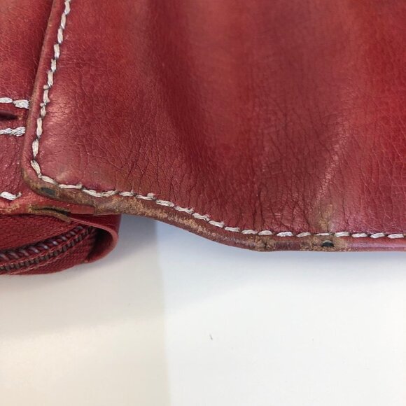 Elliott Lucca Red Leather Wallet - Picture 6 of 8